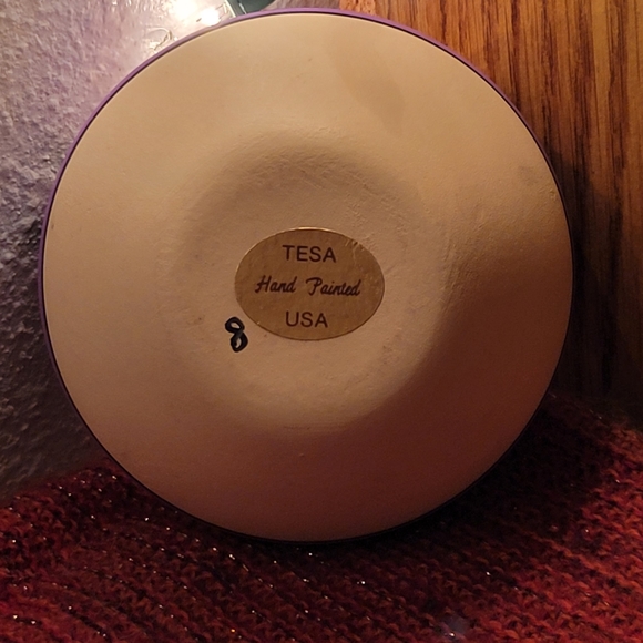 Tesa Hand Painted Tiny Ceramic Bowl Made in the U.S.A. Western - Picture 13 of 14